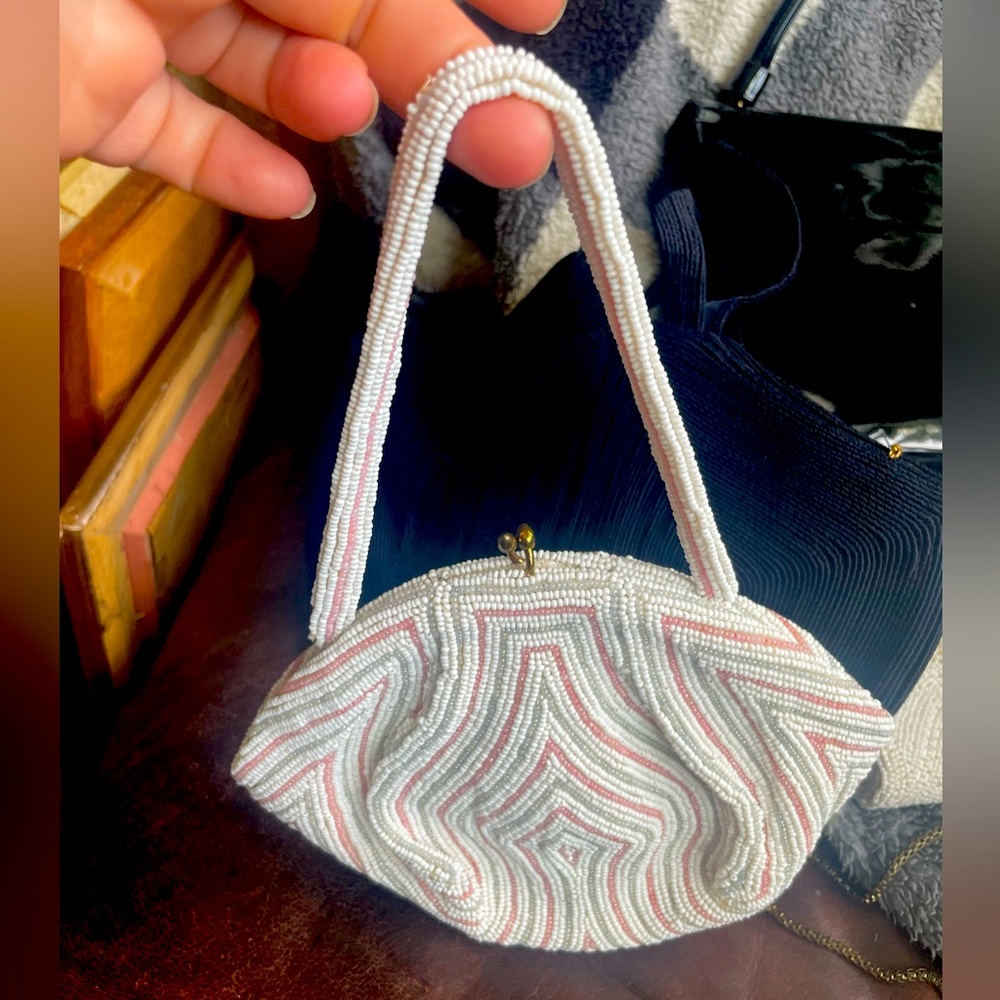 Vintage beaded handbag